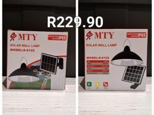 Mty Solar Wall Lamp for sale in Hermanus